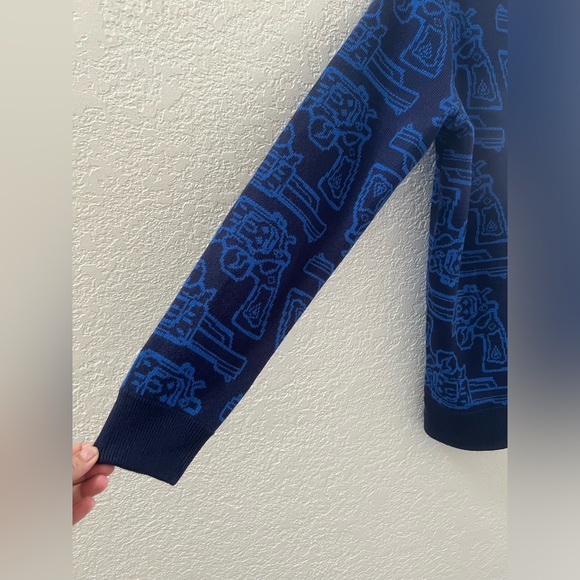 Monument vs the Masses Cardigan Blue Sz M NWT - Picture 8 of 10